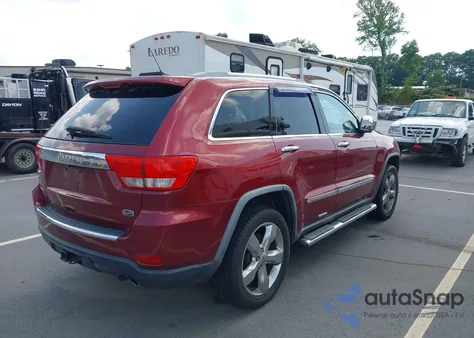 2012 Jeep Grand Cherokee Overland из США, поврежденный, VIN 1C4RJFCT8CC184328